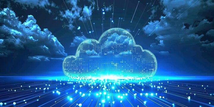 Cloud computing concept
