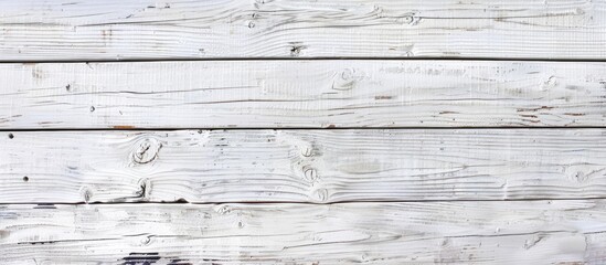 Texture background of whitewashed wooden planks with copy space image.