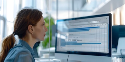 Team uses Gantt chart software to update project plans and meet deadlines. Concept Project Management, Gantt Charts, Deadline Tracking, Collaboration Tools, Task Scheduling