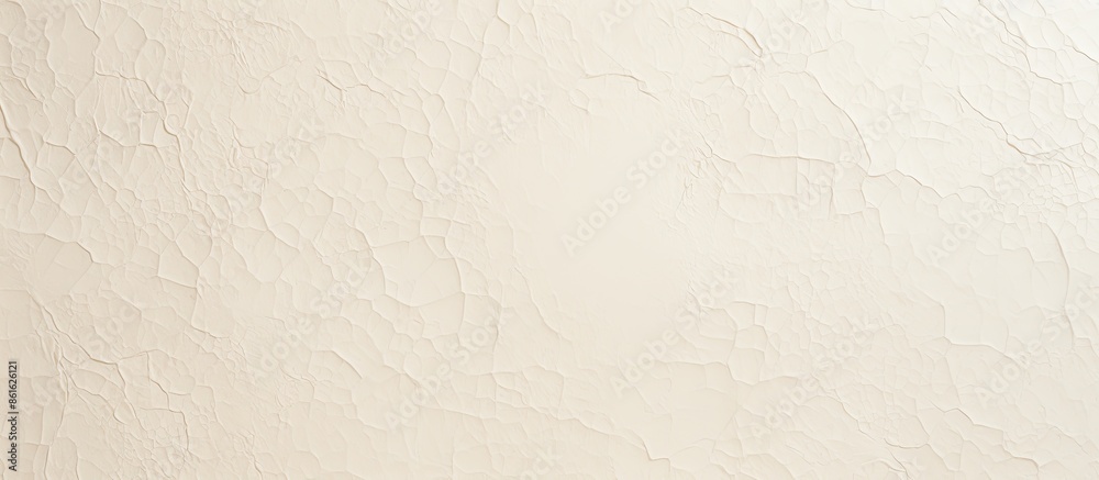 Aufkleber light textured white beige paper background with rough spots for copy space image.