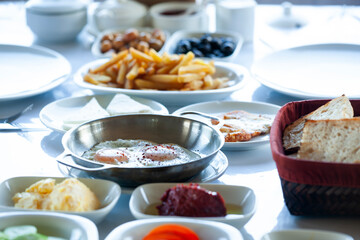 Traditional Turkish Breakfast Spread
