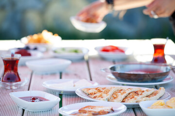 Traditional Turkish Breakfast Spread