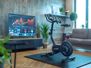 Smart Home Gym Equipment with Integrated Digital Health Monitoring Dashboard