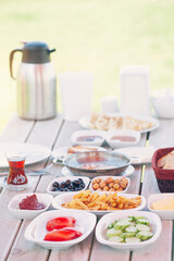 Traditional Turkish Breakfast Spread