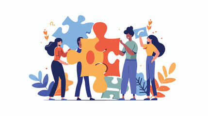 Quality Results Landing Page Template. Young Woman