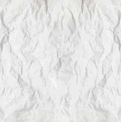 White crumpled canvas paper bag texture abstract background