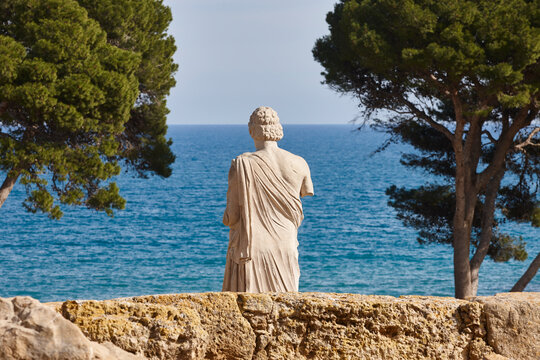 Empuries greek and roman ruins in Costa Brava; Girona. Spain