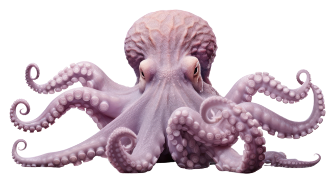 PNG Octopus swimming wildlife animal invertebrate. - Powered by Adobe