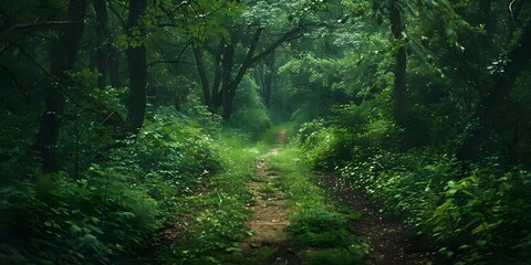 Fototapeta premium Forests in Ile de France, France. Concept Nature, Travel, Photography, Forests, Ile de France