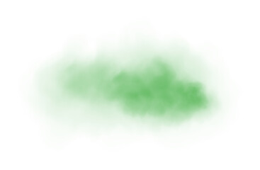 Green fog or smoke. Green smog clouds on floor. Cigarette smoke. Morning fog over land or water surface. Magic haze. Cloud, smoke, fog. PNG.

