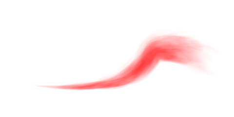 Red fog or smoke. Red smog clouds on floor. Cigarette smoke. Morning fog over land or water surface. Magic haze. Cloud, smoke, fog. PNG.