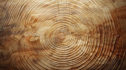 Naklejka premium Light Brown Wooden with Beautiful Round Texture Background : Suitable for Be Used as a Background in Any Project (Print, Graphic Design, Web Design). 