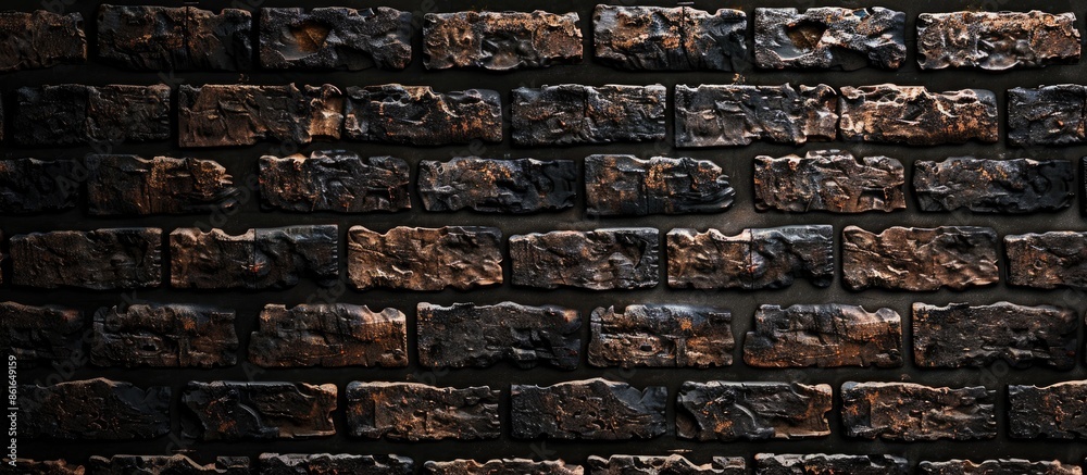 Poster brick wall. with copy space image. Place for adding text or design