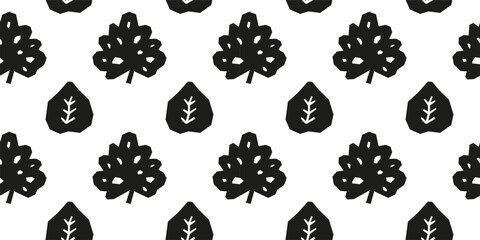 Seamless pattern with modern paper cut exotic jungle leaves. Background with tropical leaves.