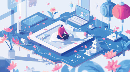 Feng shui consultant rearranges space for positive 