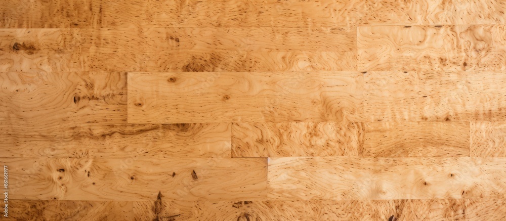 Poster background showcasing the texture of surface plywood with copy space image.