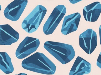 seamless pattern crystal doodle background