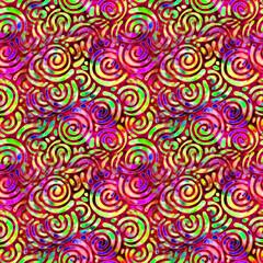 Seamless Print Shibori pattern and tie-dye allover textile Shibori allovers pattern design