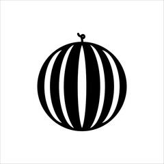 Watermelon icon. Linear style sign for mobile concept and web design. watermelon symbol illustration.