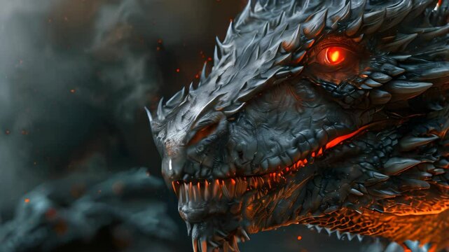 scary Dragon video 4K