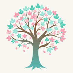 tree with pink flowers