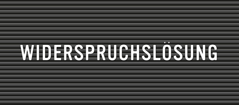 widerspruchsregelung