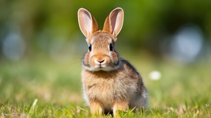 Fototapeta premium rabbit in the grass