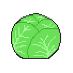 Cabbage Clip Arts of Pixel Art