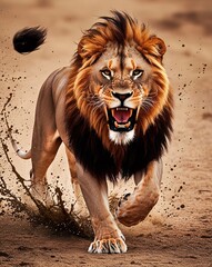 portrait of a lion © Nhat