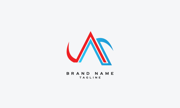 NAN, NNA, ANN, Abstract initial monogram letter alphabet logo design