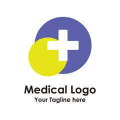 Medical logo design vector template