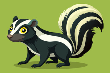 zodiac sign pisces, skunk  icon vector illustration, skunk silhouette of a skunk isolated on a white background, eps, png, svg,  skunk vector