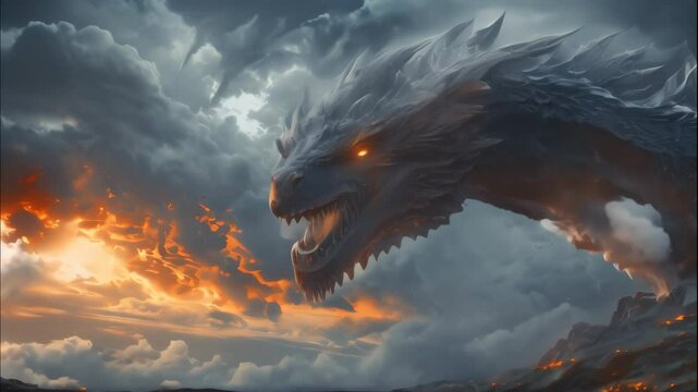 Storm Dragon video 4K