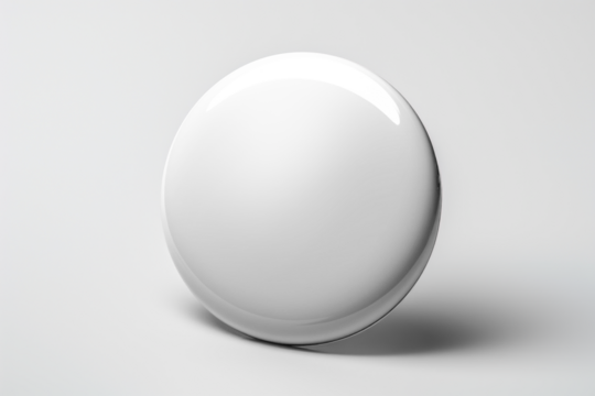 Pin badge png mockup, transparent design - Powered by Adobe