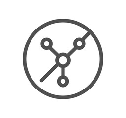 Allergen related icon outline and linear vector.	
