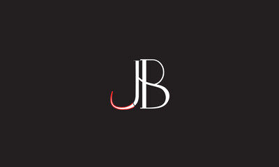 JB, BJ , J , B , Abstract Letters Logo Monogram