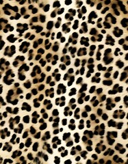 Fototapeta premium animal background leopard skin texture, fluffy print