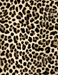 Fototapeta premium Leopard skin background of spotted leopard skin for print, wallpaper, fabric