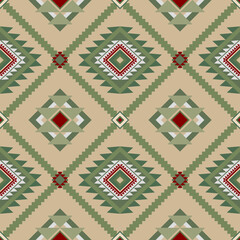 Decorative vector seamless traditional Design.