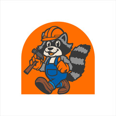 Raccoon Mascot