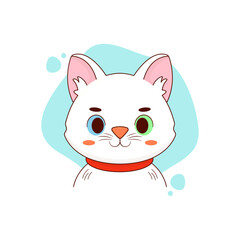 adorable cat avatars element collections

