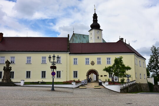 castle in town Frydek-Mistek,part of town Mistek,former fortress of Silesia