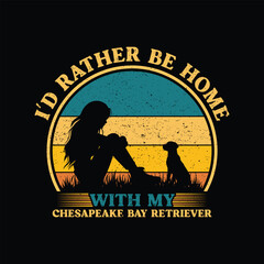 Obraz premium Vintage Dog T shirt Design