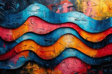 abstract background in colors and patterns for National Courtesy Month