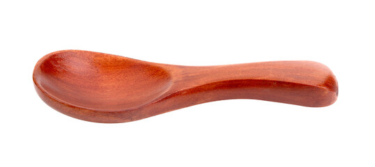 wood spoon isolated on white background