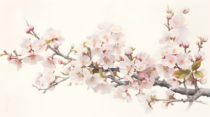 Obraz premium Blossoming Tree Branches