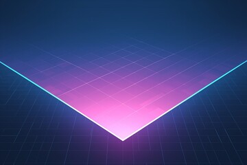 Elegant violet color modern geometric banner design