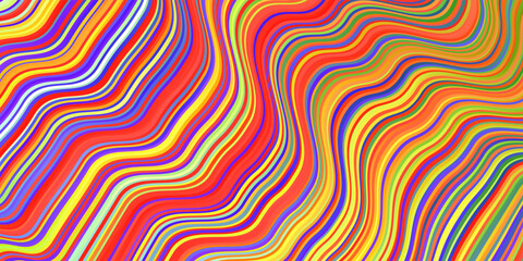 Light Multicolor vector texture with curves.