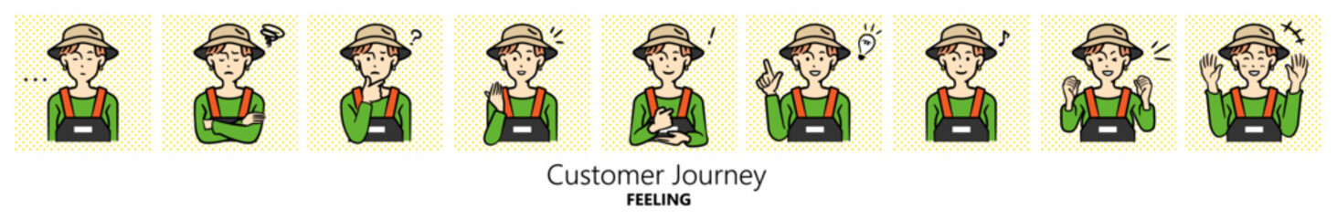 人物イラスト｜ウェーダー（女性）