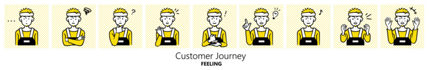 人物イラスト｜ウェーダー（男性）